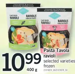 Fortinos PASTA TAVOLA RAVIOLI, 400 g offer