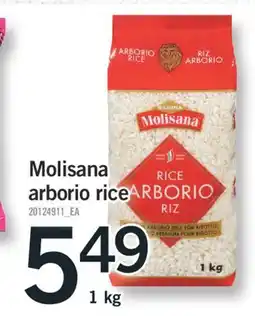 Fortinos MOLISANA ARBORIO RICE, 1 KG offer