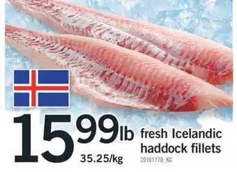 Fortinos FRESH ICELANDIC HADDOCK FILLETS offer