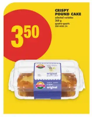 No Frills CRISPY POUND CAKE, 368 g offer