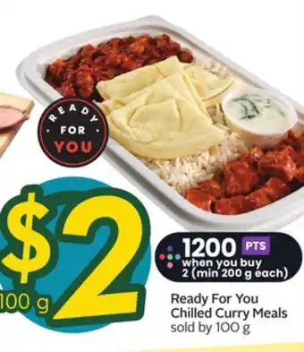 Sobeys Ready For You Chilled Curry Meals offer