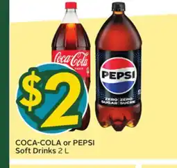 Sobeys COCA-COLA or PEPSI Soft Drinks offer