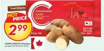 Sobeys COMPLIMENTS Potatoes offer