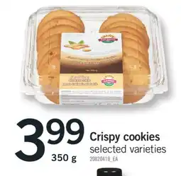 Fortinos CRISPY COOKIES, 350 g offer