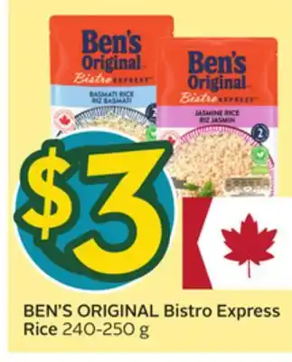 Sobeys BEN'S ORIGINAL Bistro Express Rice offer