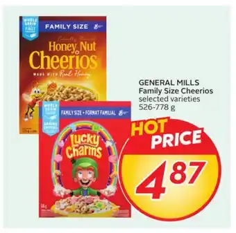 Sobeys GENERAL MILLS Family Size Cheerios offer