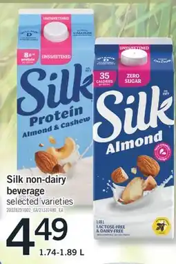 Fortinos SILK NON-DAIRY BEVERAGE, 1.74-1.89 L offer