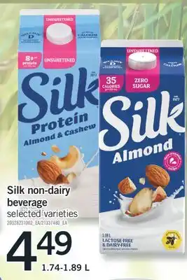 Fortinos SILK NON-DAIRY BEVERAGE, 1.74-1.89 L offer