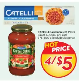 Sobeys CATELLI Garden Select Pasta Sauce offer