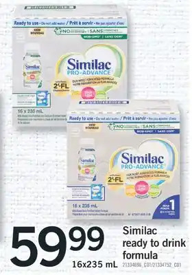 Fortinos SIMILAC READY TO DRINK FORMULA, 16x235 mL offer