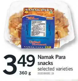 Fortinos NAMAK PARA SNACKS, 360 G offer