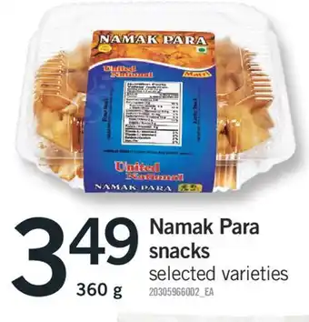 Fortinos NAMAK PARA SNACKS, 360 G offer