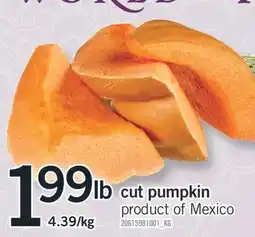 Fortinos CUT PUMPKIN offer