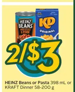 Sobeys HEINZ Beans or Pasta offer