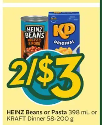 Sobeys HEINZ Beans or Pasta offer