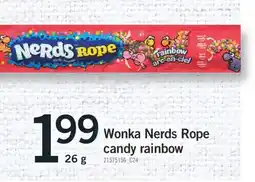 Fortinos WONKA NERDS ROPE CANDY RAINBOW, 26 g offer