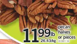 Fortinos PECAN HALVES OR PIECES offer