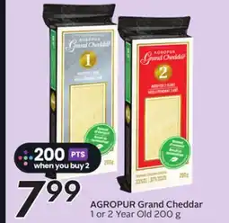 Sobeys AGROPUR Grand Cheddar offer