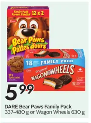 Sobeys DARE Bear Paws Family Pack offer