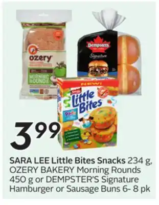 Sobeys SARA LEE Little Bites Snacks offer