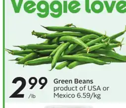 Sobeys Green Beans offer