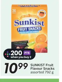 Sobeys SUNKIST Fruit Flavour Snacks offer