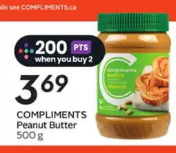 Sobeys COMPLIMENTS Peanut Butter offer