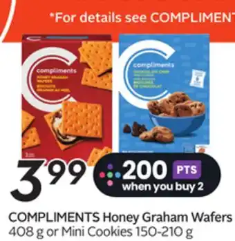 Sobeys COMPLIMENTS Honey Graham Wafers offer