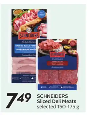 Sobeys SCHNEIDERS Sliced Deli Meats offer