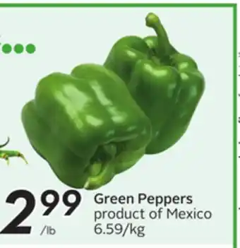 Sobeys Green Peppers offer