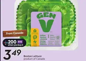 Sobeys Boston Lettuce offer