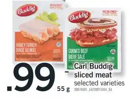 Fortinos CARL BUDDIG SLICED MEAT, 55g offer