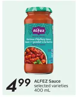 Sobeys AĽFEZ Sauce offer