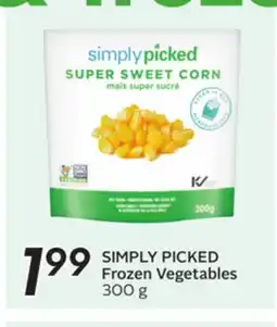 Sobeys SIMPLY PICKED Frozen Vegetables offer