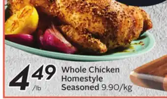 Sobeys Whole Chicken Homestyle Seasoned offer