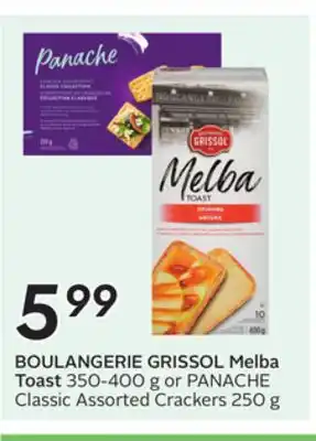 Sobeys GRISSOL Melba Toast offer