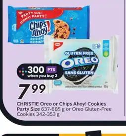 Sobeys CHRISTIE Oreo or Chips Ahoy! Cookies Party Size offer