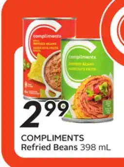 Sobeys COMPLIMENTS Refried Beans offer