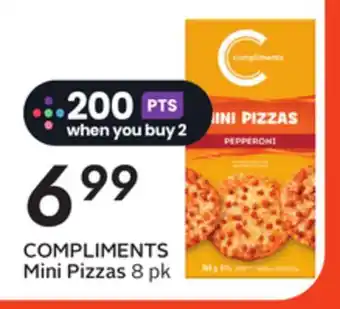 Sobeys COMPLIMENTS Mini Pizzas offer