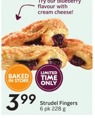 Sobeys Strudel Fingers offer