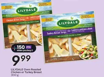 Sobeys LILYDALE Oven Roasted Chicken or Turkey Breast offer