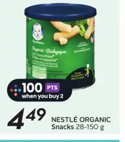 Sobeys NESTLÉ ORGANIC Snacks offer