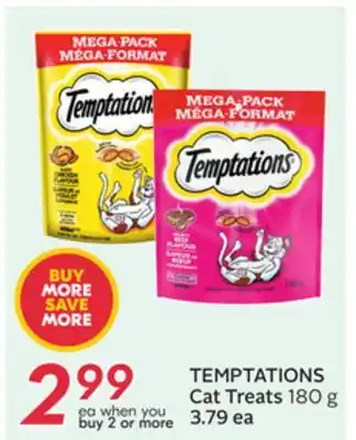 Sobeys TEMPTATIONS Cat Treats offer