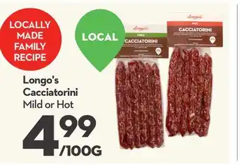 Longo's Longo's Cacciatorini offer