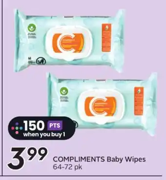 Sobeys COMPLIMENTS Baby Wipes offer