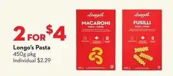 Longo's Longo's Pasta offer