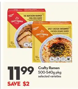 Longo's Crafty Ramen offer