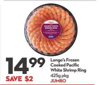 Longo's Longo's Frozen Cooked Pacific White Shrimp Ring offer