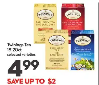 Longo's Twinings Tea offer