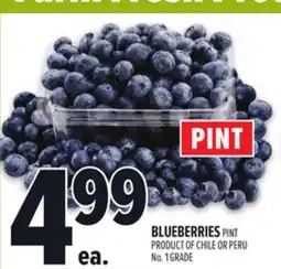 Metro BLUEBERRIES offer